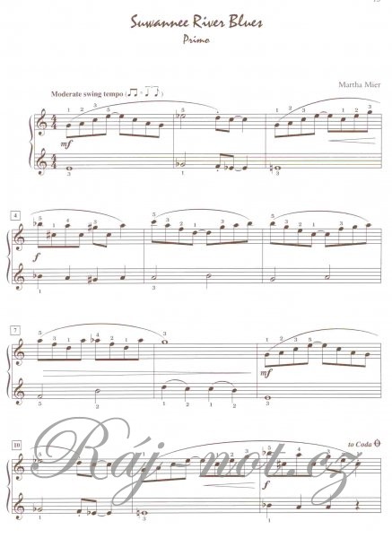 Jazz, Rags & Blues for 2 Book 2 - pro klavír