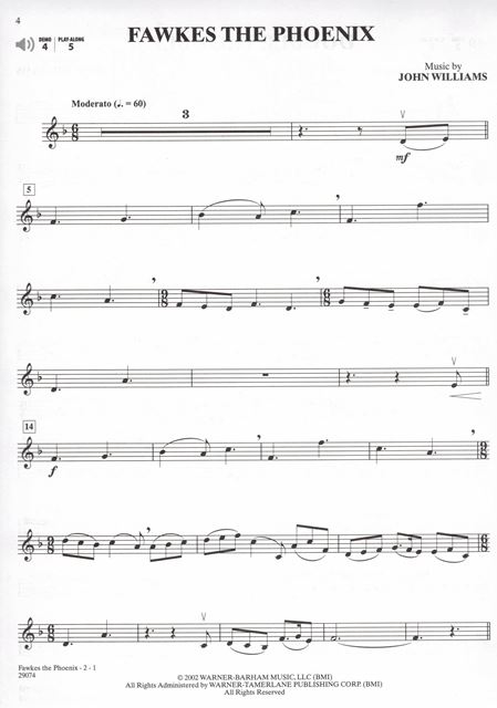 HARRY POTTER - 10 nejznámějších a nejkrásnějších melodií pro housle