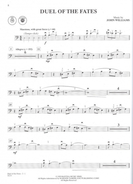 Star Wars Movies 1-6 pro violoncello
