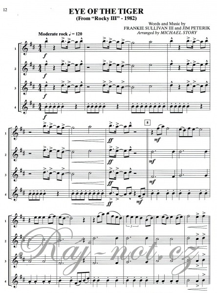 Movie Quartets for All - altový saxofon