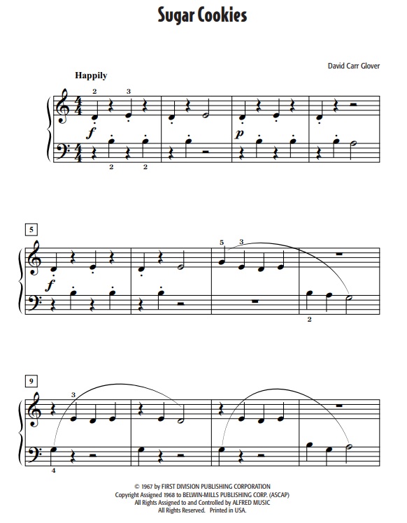 David Carr Glover's Favorite Solos, Book 1 - 11 skladeb pro hráče na klavír