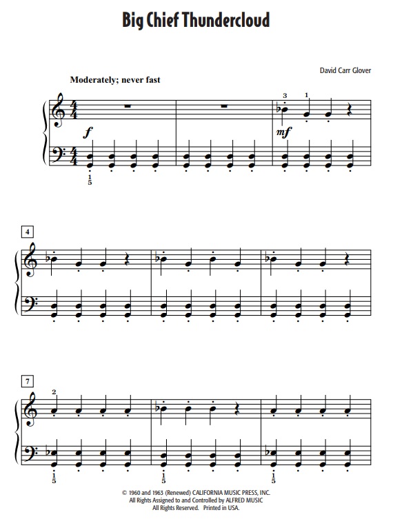 David Carr Glover's Favorite Solos, Book 1 - 11 skladeb pro hráče na klavír