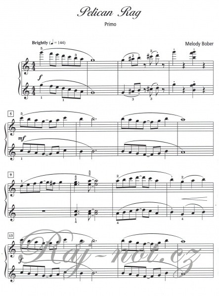 Grand Duets for Piano, Book 5 - 7 Intermediate Pieces for One Piano, Four Hands