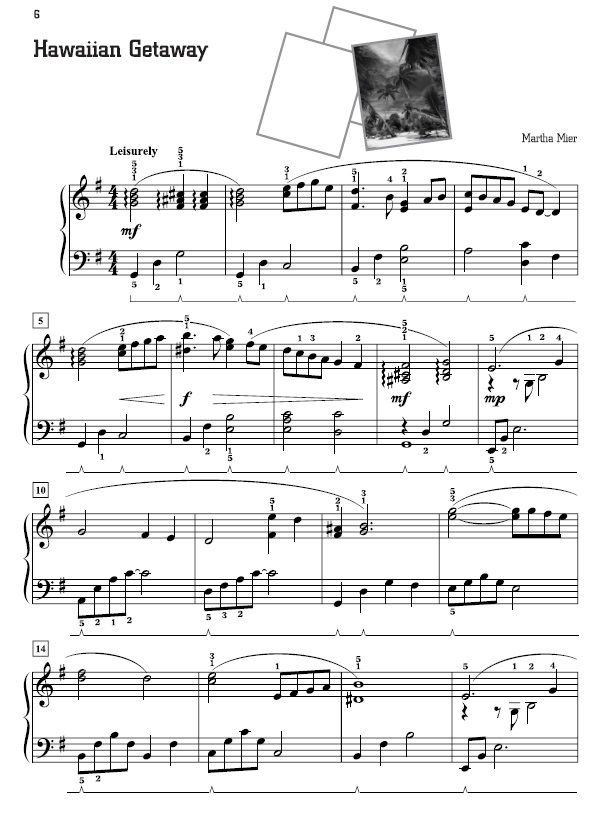 Musical Snapshots 2 noty pro hráče na klavír