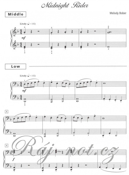 Grand Trios for Piano, Book 3 - 4 Late Elementary Pieces for One Piano, Six Hands