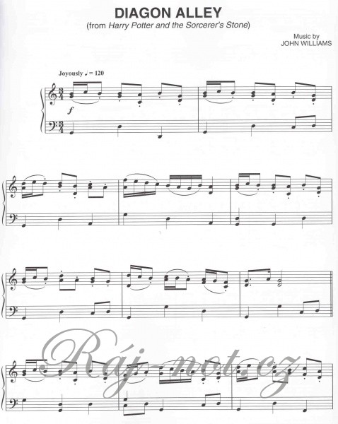 Harry Potter: Music from the Complete Film Series pro klavír