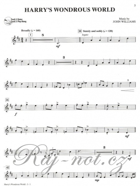 Harry Potter Instrumental Solos pro klarinet