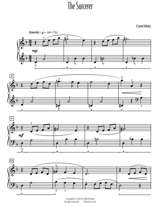 Carol Matz Favorite Solos 3 - 8 of Her Original Piano Solos - sólo klavír