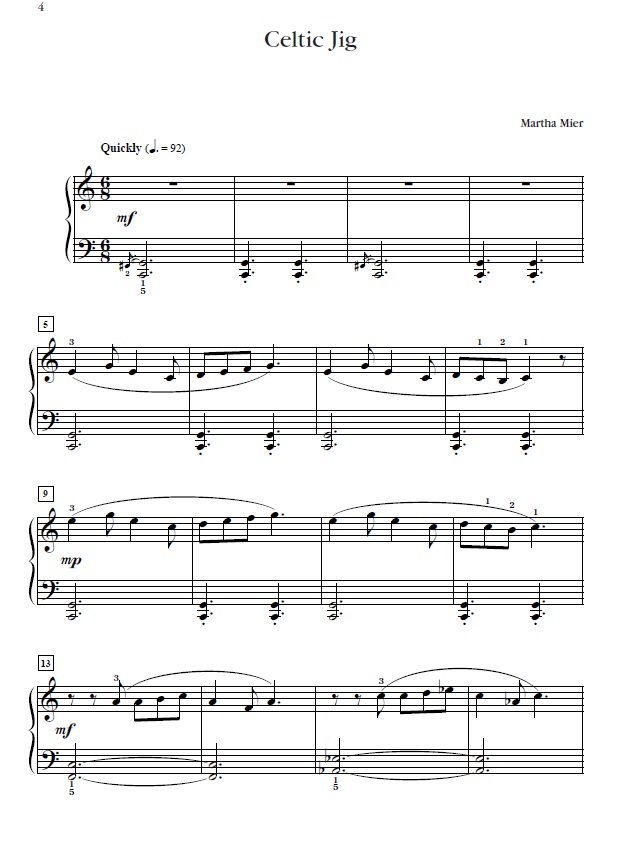Musical Impressions, Book 2 - 11 sól v různých stylech pro začátečníky hry na klavír