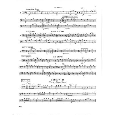 Walter Beeler Method for the Trombone, Book I