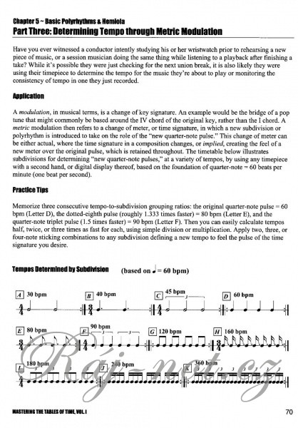 Mastering The Tables Of Time Vol. 1