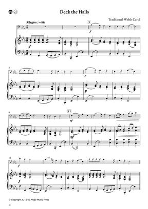 15 Intermediate Christmas Carols Trombone and Piano