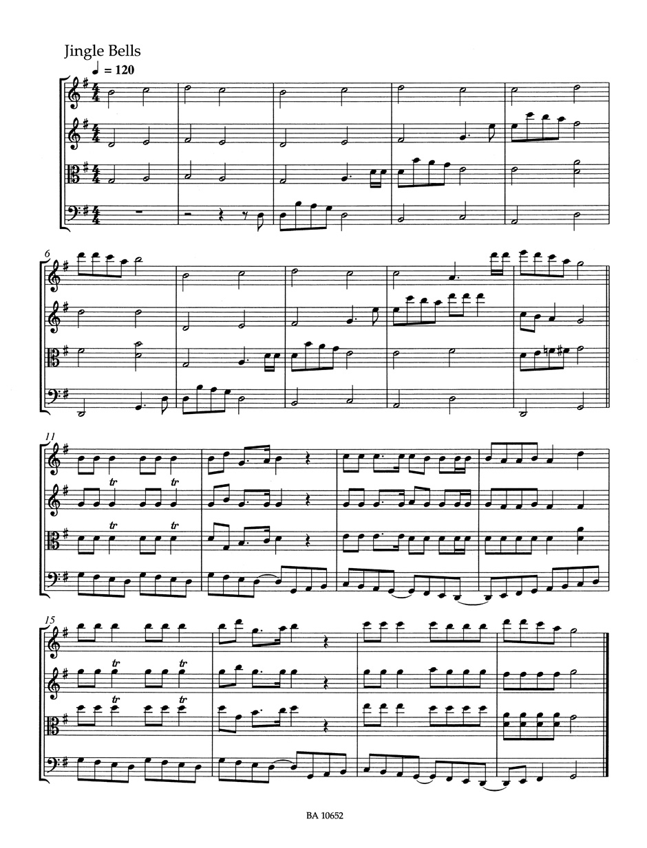 Merry Christmas For Strings - Vánoční koledy pro smyčcový kvartet