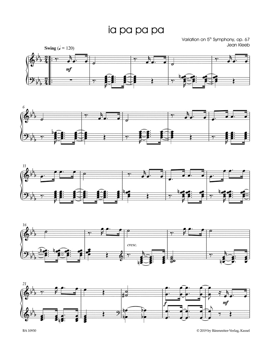 Beethoven Goes Jazz - pro klavír