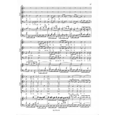 Gloria RV 589 (Vocal Score) partitura