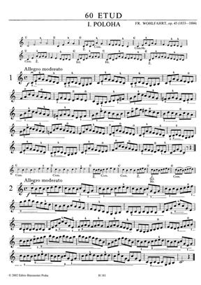 60 Etueden fuer Violine