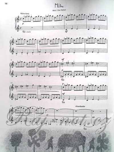 Two-Part Piano Miniatures on One Page - 16 simple piano pieces for beginners