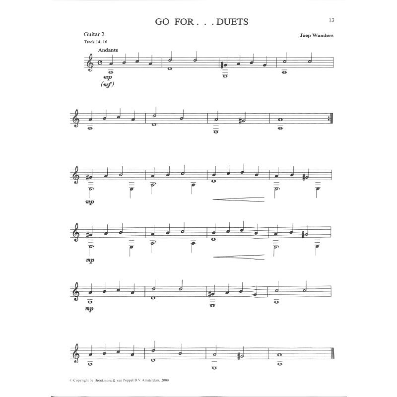 Go For... CDduets - dueta pro dvě kytary