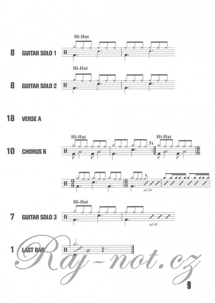 Drum Along - 10 Hard Rock Classic