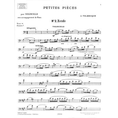 Rondo pro violoncello a klavír - violoncello a klavír