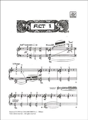 Turandot - Ed. tradizionale - riduzione per canto e pianoforte (testo cantato Inglese-Italiano)