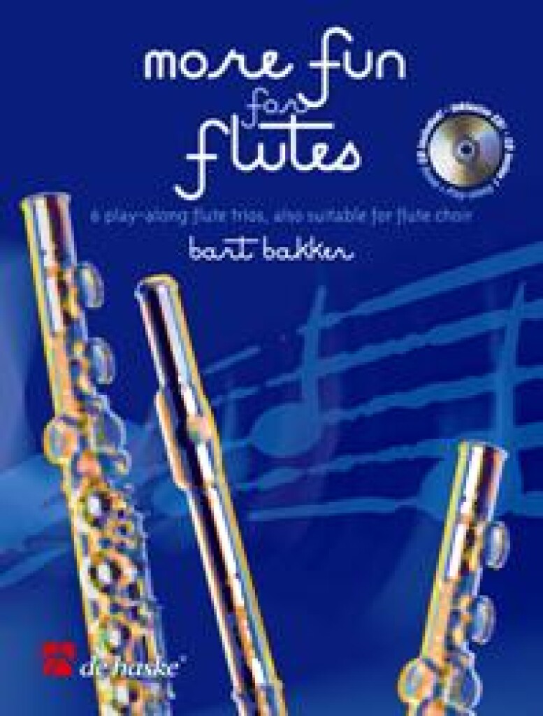 More Fun for Flutes - 6 play-along flute trios, also suitable for flute choir