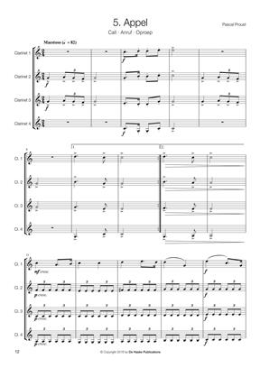 14 Easy Clarinet Quartets - 14 snadných skladeb různých hudebních stylů pro čtyři klarinety