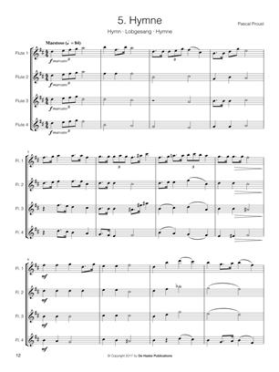 14 Intermediate Flute Quartets 14 skladeb pro čtyři příčné flétny