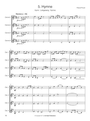 14 Intermediate Clarinet Quartets 14 skladeb pro čtyři klarinety
