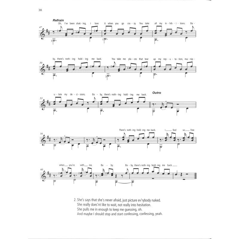 Best Of Pop & Rock For Acoustic Guitar 2 - jednoduché sóla pro kytaru s TAB