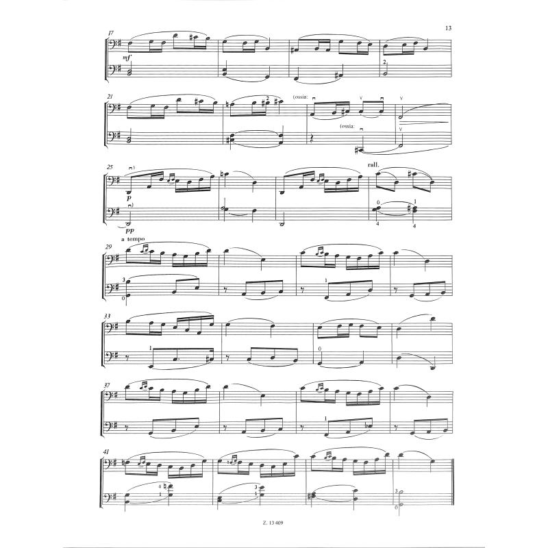 Fünfzehn leichte Etüden op. 76-1 - etudy pro violoncello