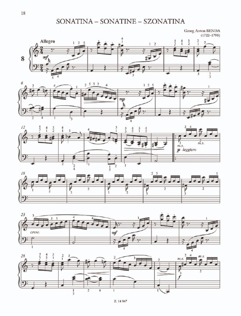 Giraffe Piano Volume 1 - Essential Sonatinas for Music Education