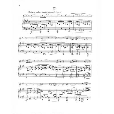 Three Romances For Oboe Op.94 pro housle (hoboj) a klavír