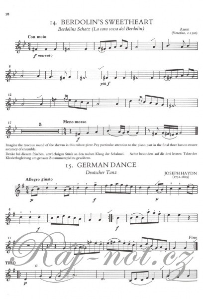 First Book of Clarinet Solos pro klarinet a klavír