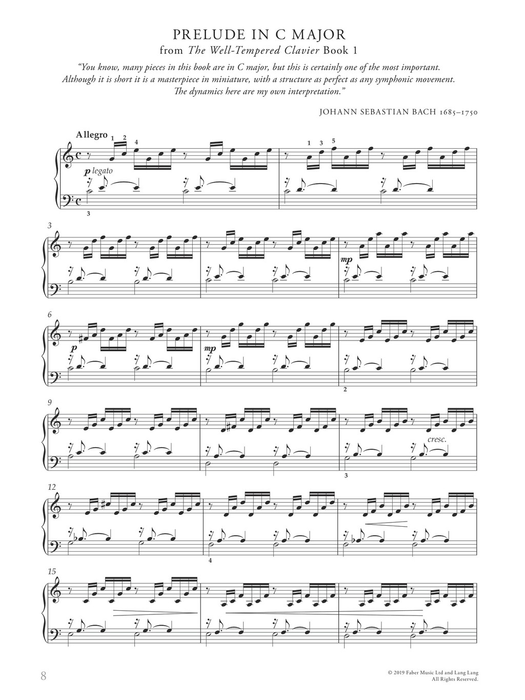 Lang Lang Piano Book - přednesové skladby pro klavír