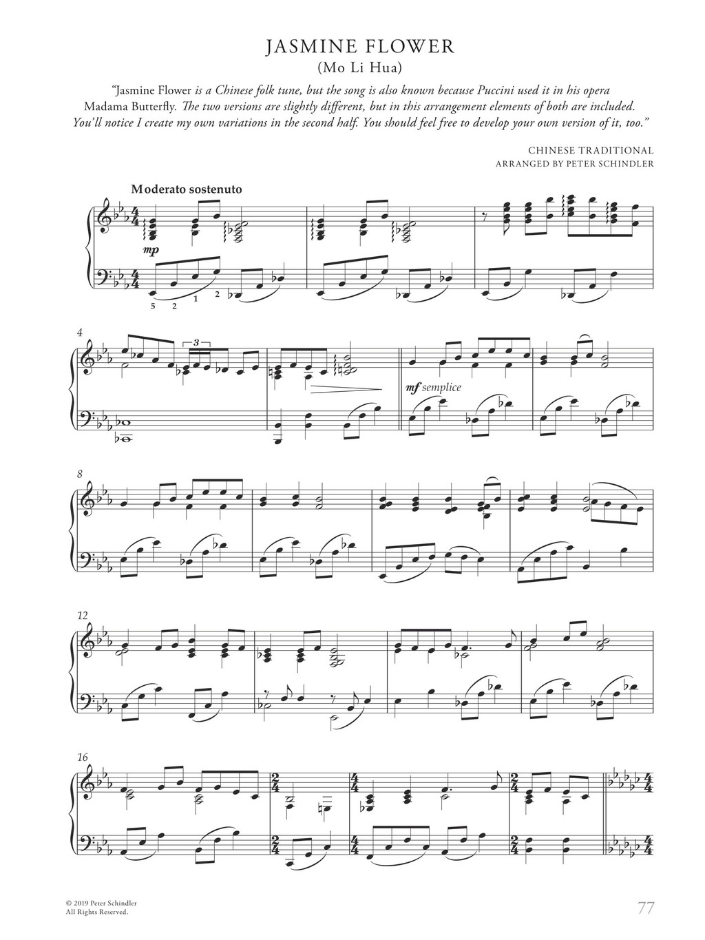 Lang Lang Piano Book - přednesové skladby pro klavír