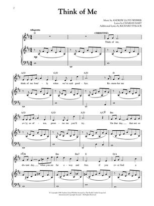 The Phantom of the Opera - Vocal Line with Piano Accompaniment