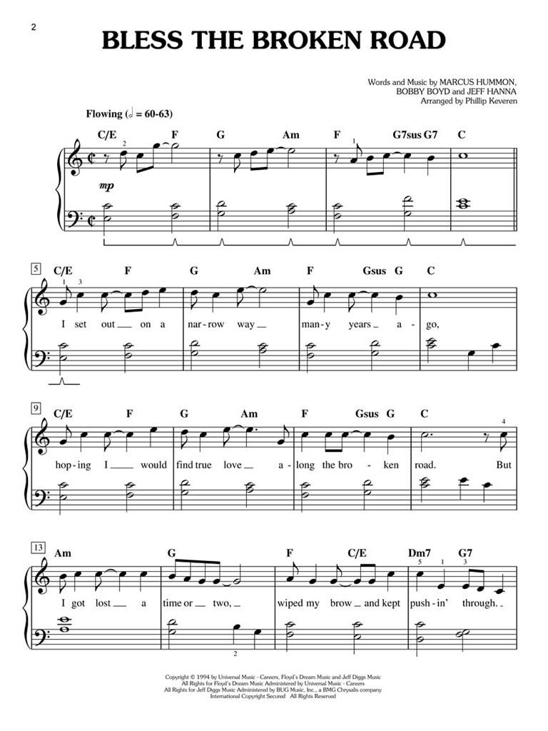 Songs of Inspiration - 15 povznášejících písní – snadná úprava – série Phillipa Keverena