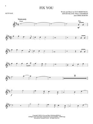 Coldplay - Alto Saxophone - Instrumental Play-Along