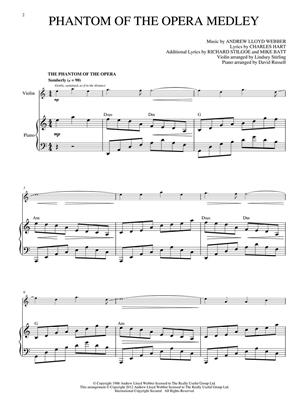The Phantom of the Opera - melodie z Fantoma opery pro housle