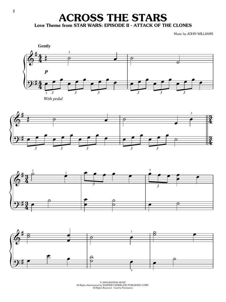Star Wars (Easy Piano) - 10 písní ze série Star Wars v jednoduché úpravě pro klavír