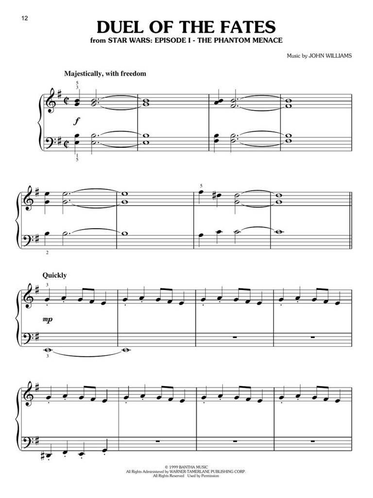 Star Wars (Easy Piano) - 10 písní ze série Star Wars v jednoduché úpravě pro klavír