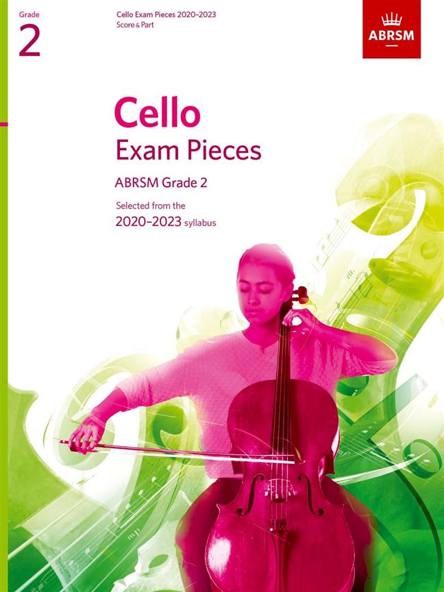 Cello Exam Pieces 2020-2023 Grade 2 - Score And Part - pro violoncello