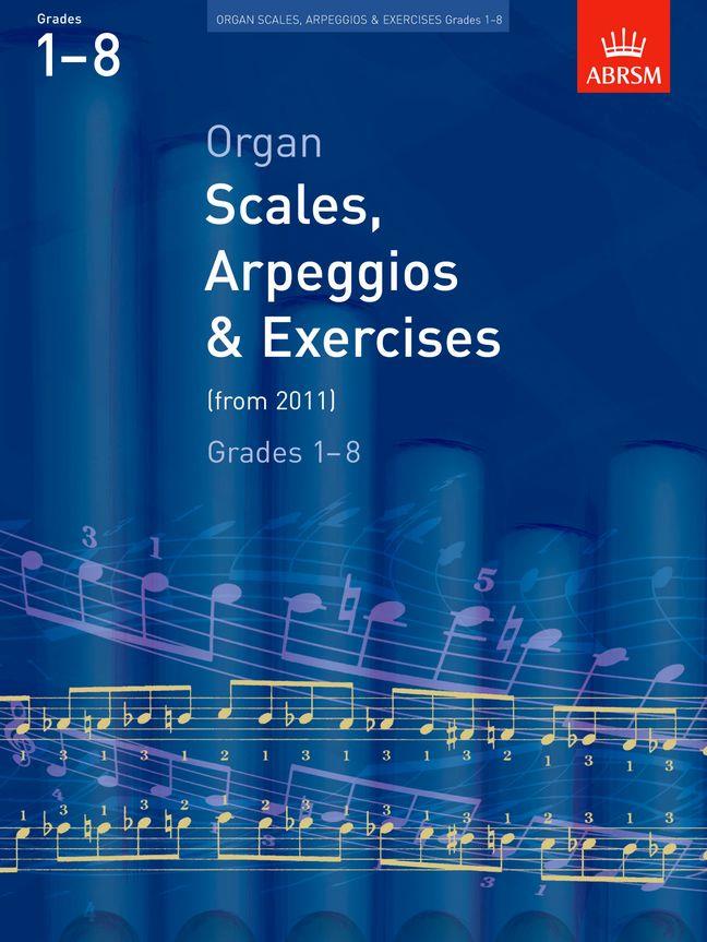 Organ Scales, Arpeggios and Exercises - from 2011 - noty na varhany