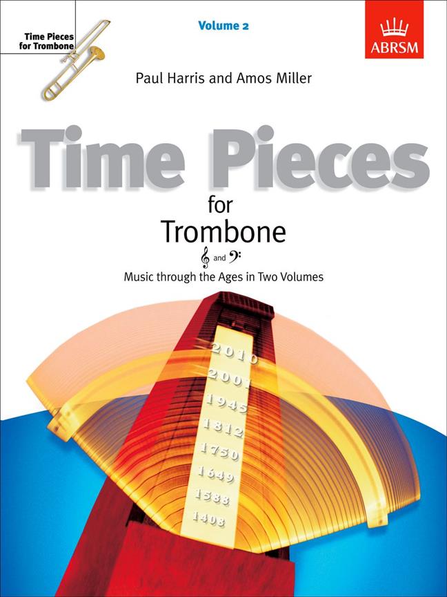 Time Pieces for Trombone, Volume 2 - Music through the Ages in 2 Volumes - pro trombon