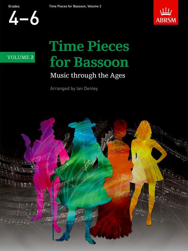 Time Pieces for Bassoon, Volume 2 - Music through the Ages in Two Volumes - fagot noty