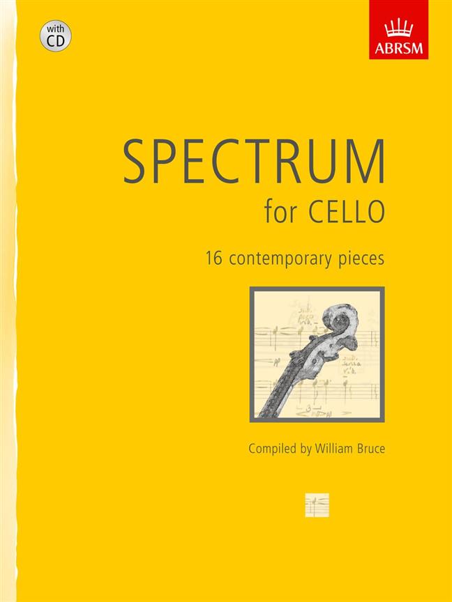 Spectrum for Cello with CD - 16 contemporary pieces - pro violoncello