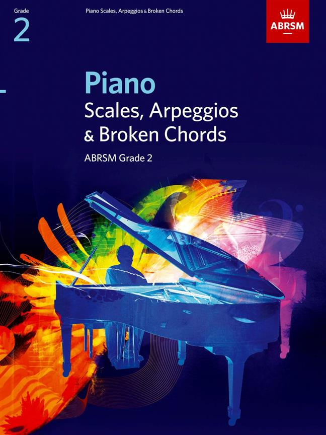 Piano Scales, Arpeggios & Broken Chords, Grade 2 - stupnice a akordy na klavír