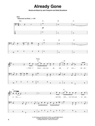 Eagles - Bass Play-Along Volume 49 noty pro basovou kytaru
