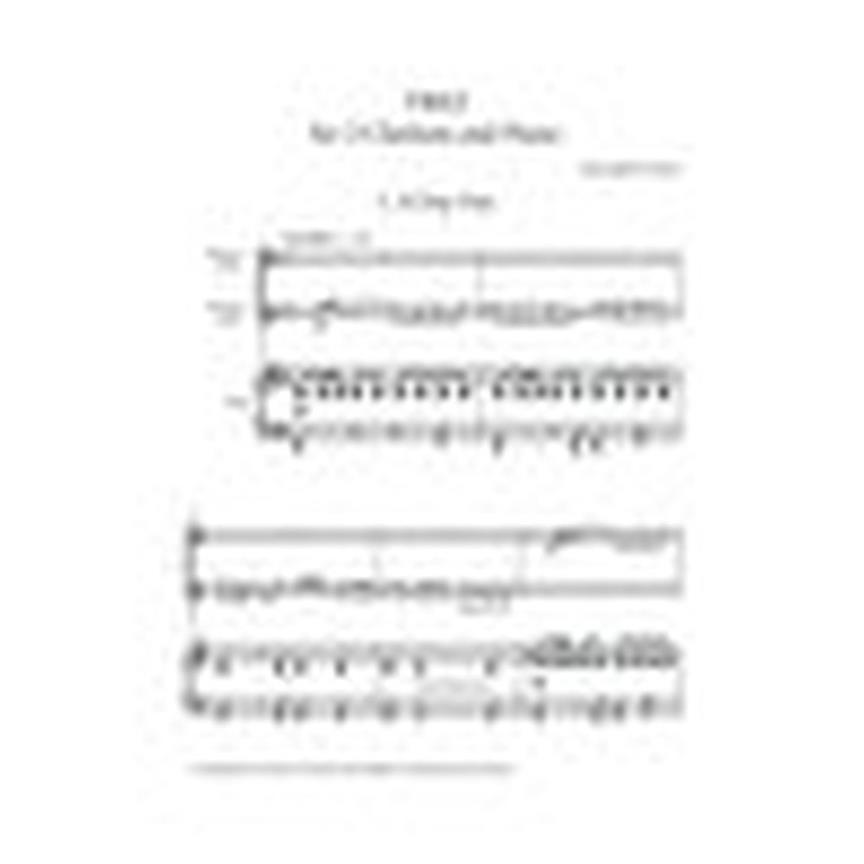 Trio For 2 Clarinets And Piano - dva klarinety a klavír